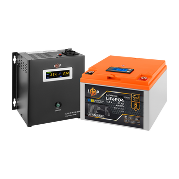 Комплект резервного питания LP (LogicPower) ИБП + литиевая (LiFePO4) батарея (UPS W500+ АКБ LiFePO4 410W) LP24163 фото
