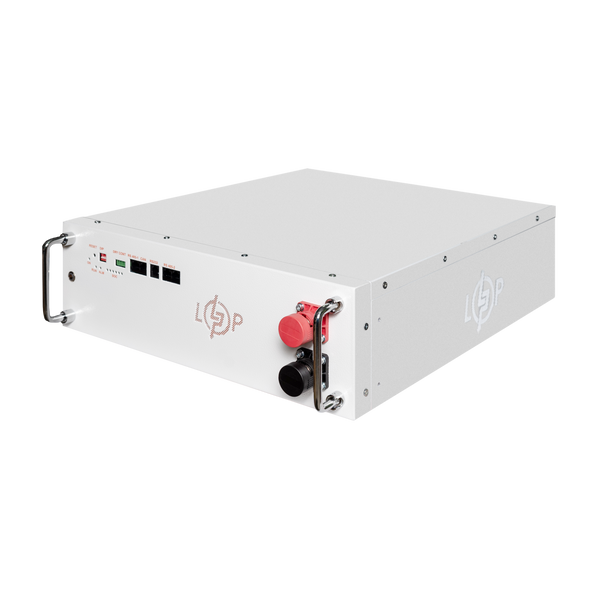 Аккумулятор LP LiFePO4 51,2V - 100 Ah (5120Wh) (BMS JK 100A/50А) RM RS485/CAN WH LP37541 фото