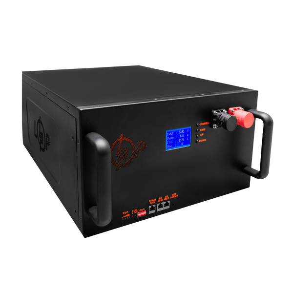 Акумулятор LP LiFePO4 51,2V - 230 Ah (11776Wh) (Smart BMS 200A/100А) з LCD метал RM RS485/CAN LP23628 фото