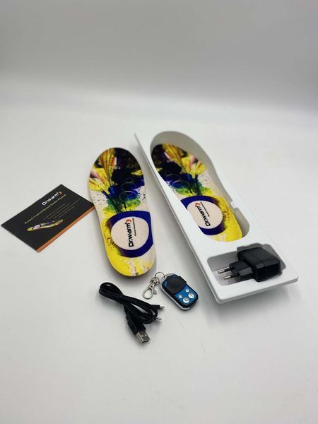 Стельки с подогревом "Dr. Warm 2200 Turbo" усиленные, беспроводные 2200 mAh, радиоуправляемые на пульту XL HI Dr.Warm 2200 Turbo XL фото