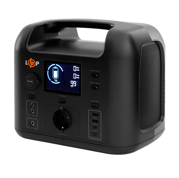 Багатофункціональна портативна зарядна станція LP CHARGER 500 (500W, 518Wh) LP20053 фото