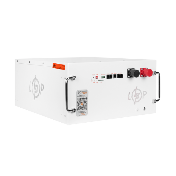 Аккумулятор LP LiFePO4 51,2V - 230 Ah (11776Wh) (BMS JK 200A/100А) RM RS485/CAN WH LP37540 фото