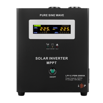 Солнечный инвертор (ИБП) LogicPower LPY-C-PSW-2000VA (1400W) MPPT24V LP4126 фото