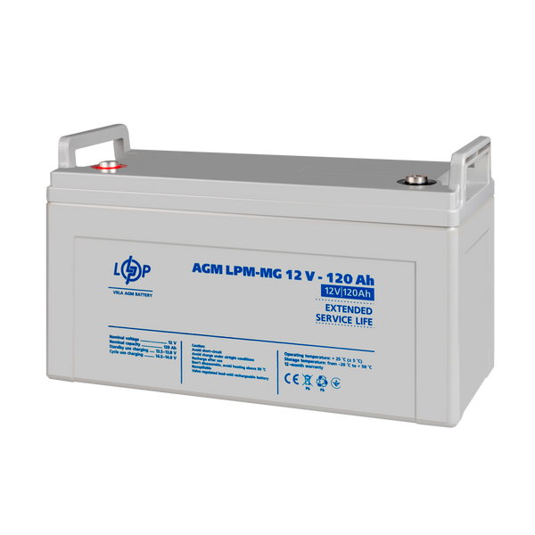 Аккумулятор мультигелевый LPM-MG 12V - 120 Ah LP3876 фото