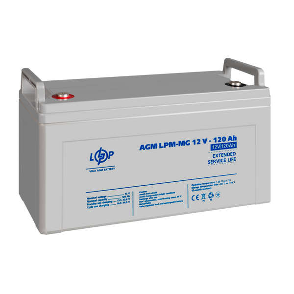 Аккумулятор мультигелевый LPM-MG 12V - 120 Ah LP3876 фото